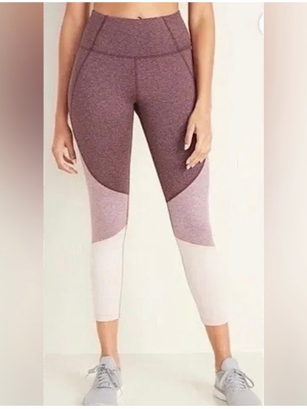 NWT Old Navy Active Elevate Color Block Go Dry Leggings - Size Small